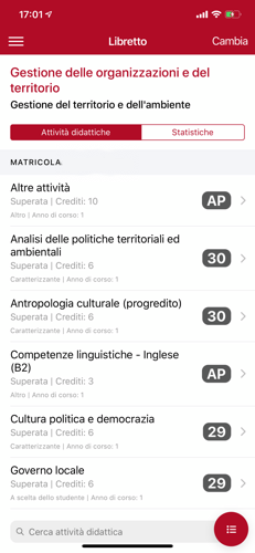 Libretto dello studente